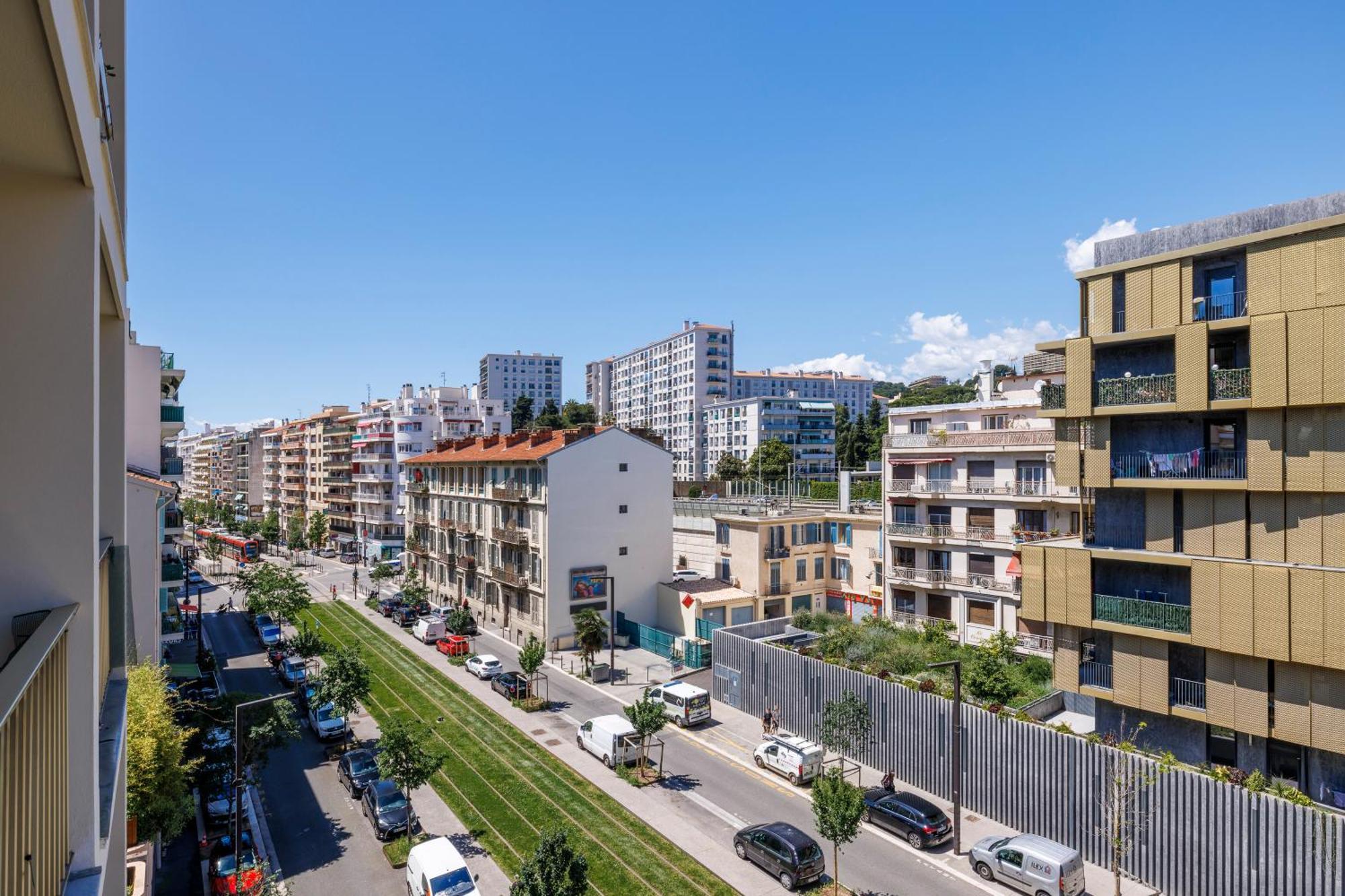 Elegant Studio Avec Terrasse Proche Mer Tramway นีซ ภายนอก รูปภาพ