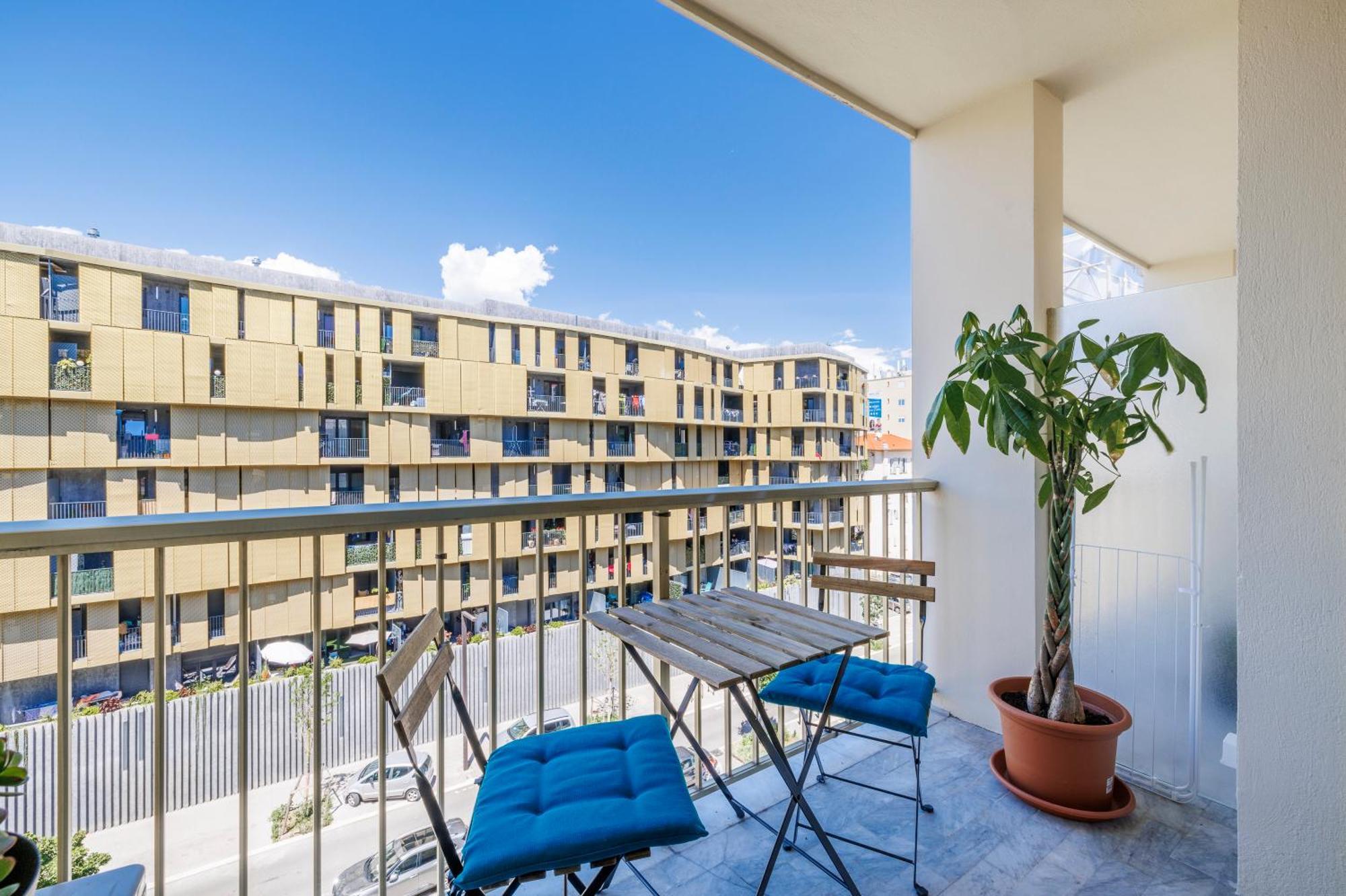 Elegant Studio Avec Terrasse Proche Mer Tramway นีซ ภายนอก รูปภาพ
